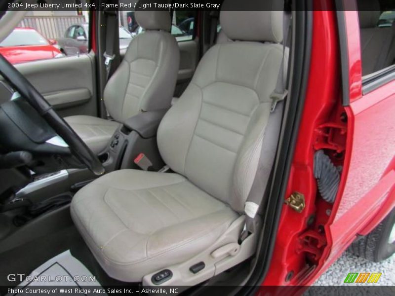 Flame Red / Light Taupe/Dark Slate Gray 2004 Jeep Liberty Limited 4x4