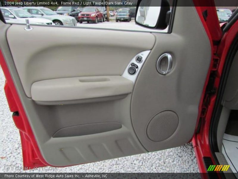 Flame Red / Light Taupe/Dark Slate Gray 2004 Jeep Liberty Limited 4x4