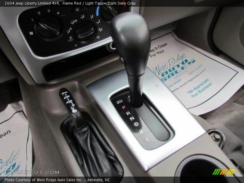 Flame Red / Light Taupe/Dark Slate Gray 2004 Jeep Liberty Limited 4x4