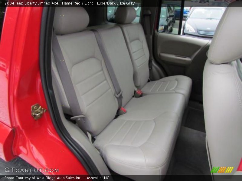 Flame Red / Light Taupe/Dark Slate Gray 2004 Jeep Liberty Limited 4x4
