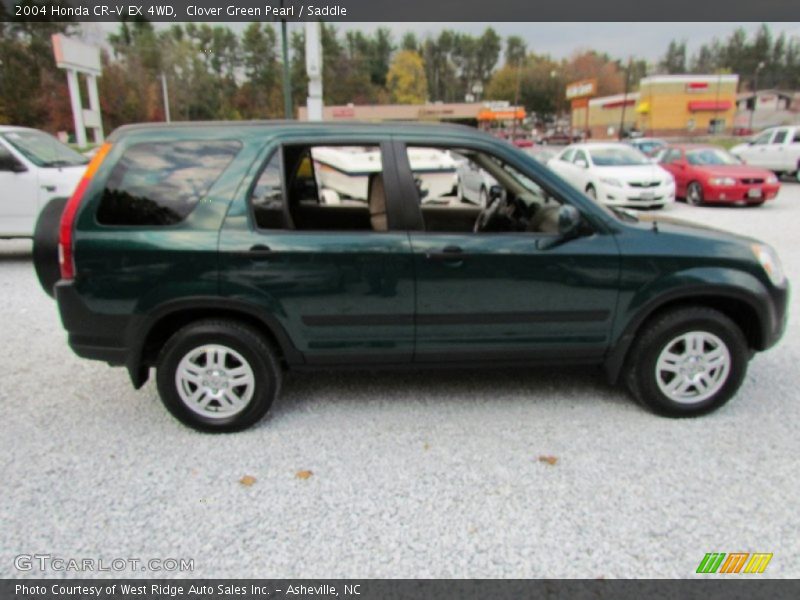 Clover Green Pearl / Saddle 2004 Honda CR-V EX 4WD