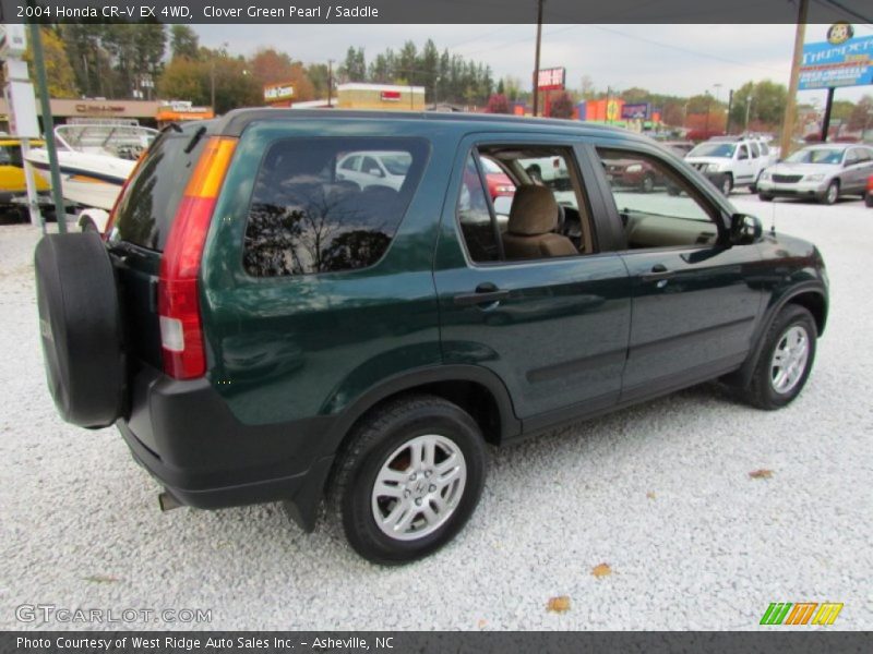 Clover Green Pearl / Saddle 2004 Honda CR-V EX 4WD