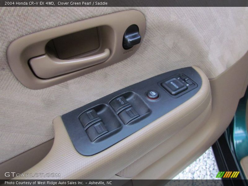 Clover Green Pearl / Saddle 2004 Honda CR-V EX 4WD