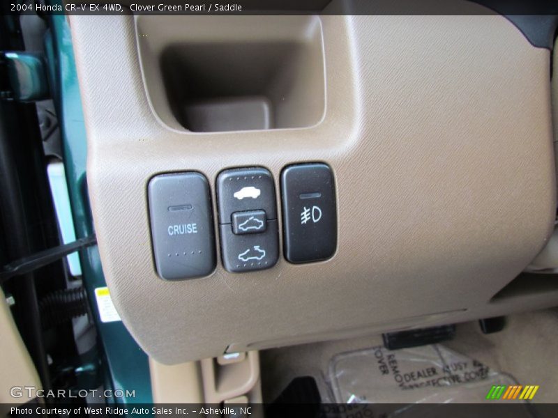 Clover Green Pearl / Saddle 2004 Honda CR-V EX 4WD