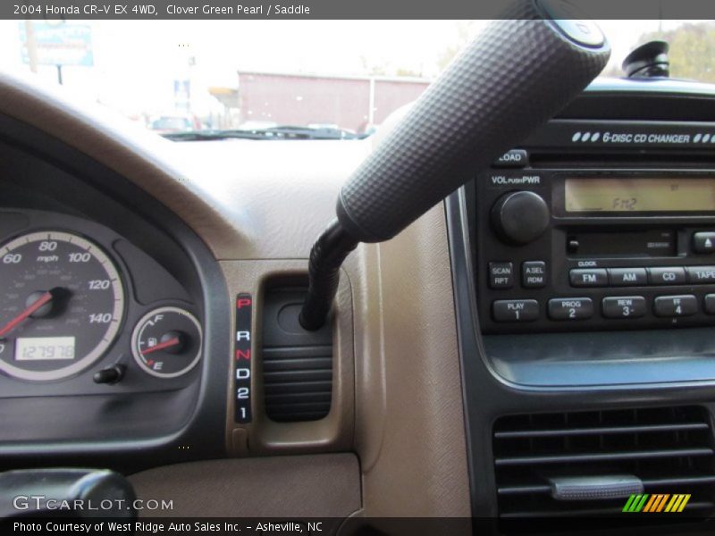 Clover Green Pearl / Saddle 2004 Honda CR-V EX 4WD