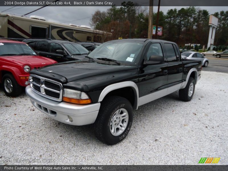 Black / Dark Slate Gray 2004 Dodge Dakota SLT Quad Cab 4x4
