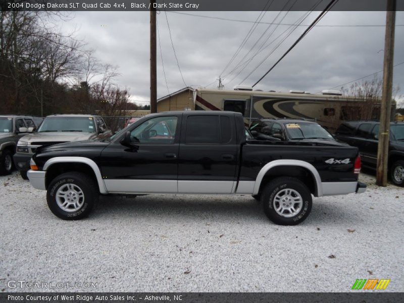 Black / Dark Slate Gray 2004 Dodge Dakota SLT Quad Cab 4x4