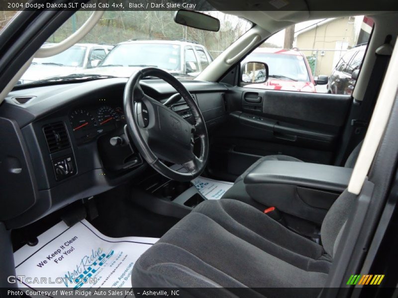 Black / Dark Slate Gray 2004 Dodge Dakota SLT Quad Cab 4x4
