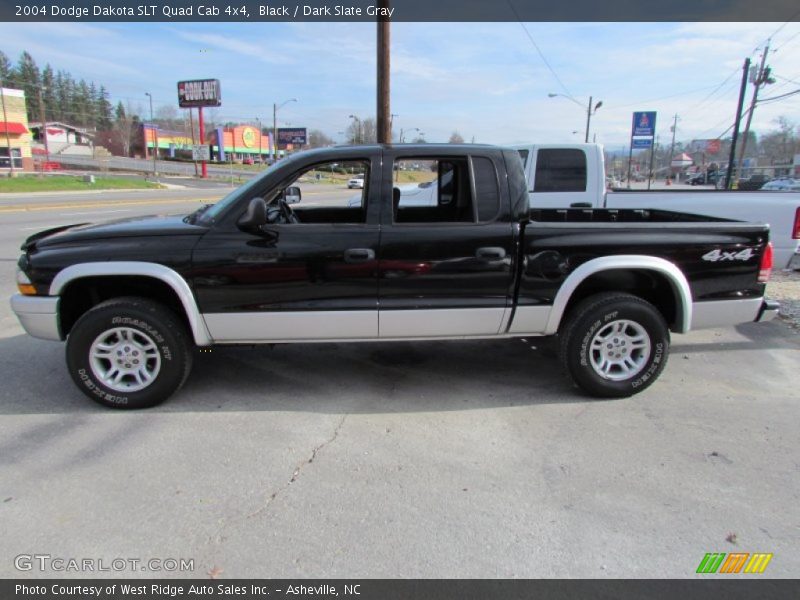 Black / Dark Slate Gray 2004 Dodge Dakota SLT Quad Cab 4x4