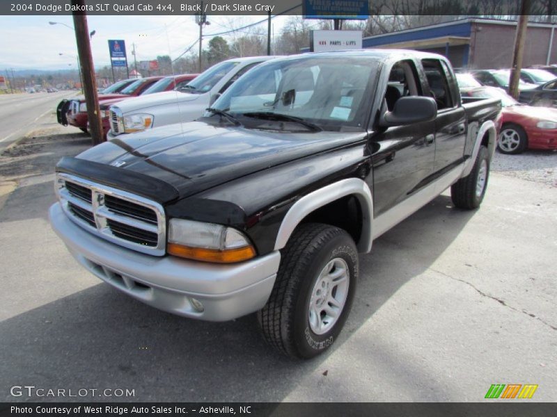 Black / Dark Slate Gray 2004 Dodge Dakota SLT Quad Cab 4x4