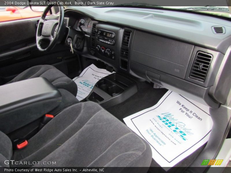 Black / Dark Slate Gray 2004 Dodge Dakota SLT Quad Cab 4x4