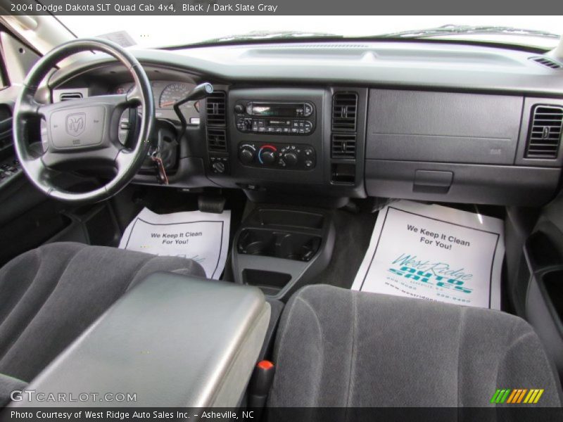 Black / Dark Slate Gray 2004 Dodge Dakota SLT Quad Cab 4x4