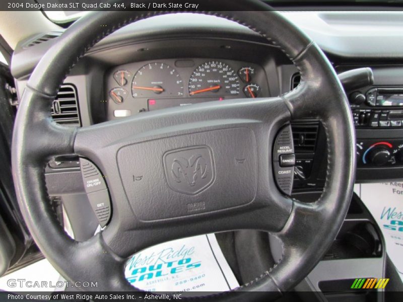 Black / Dark Slate Gray 2004 Dodge Dakota SLT Quad Cab 4x4