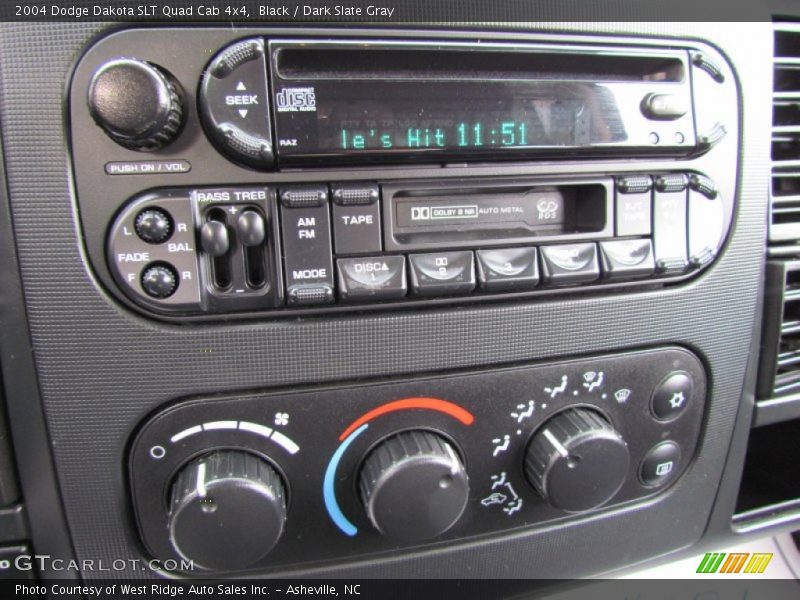 Black / Dark Slate Gray 2004 Dodge Dakota SLT Quad Cab 4x4