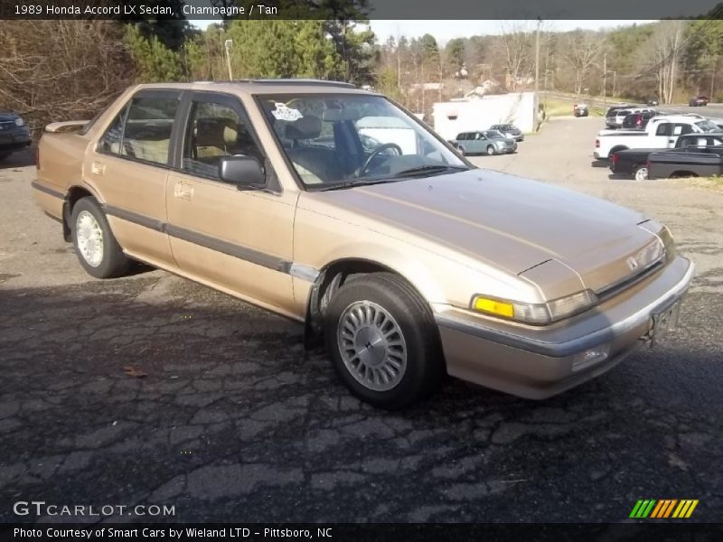 Champagne / Tan 1989 Honda Accord LX Sedan