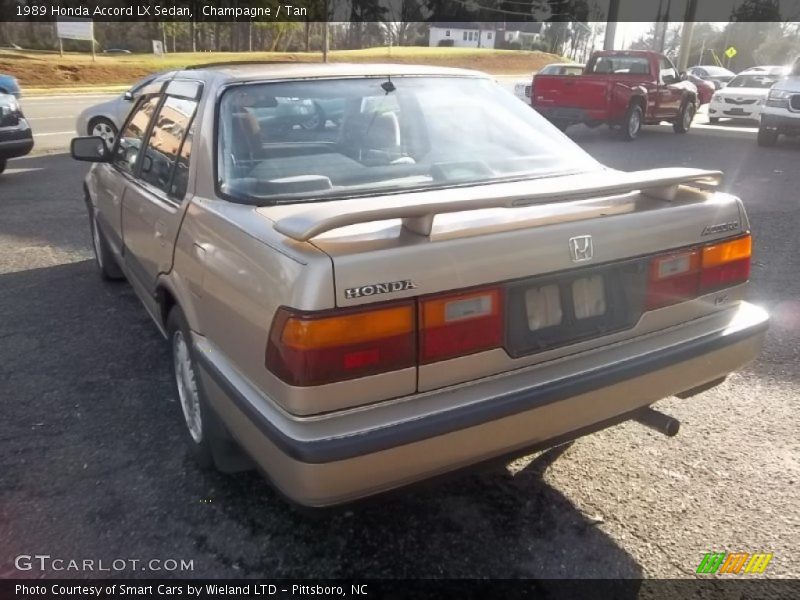 Champagne / Tan 1989 Honda Accord LX Sedan