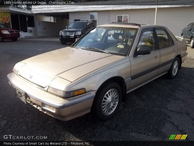 Champagne / Tan 1989 Honda Accord LX Sedan
