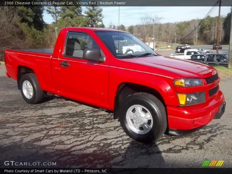 Victory Red / Medium Pewter 2006 Chevrolet Colorado LS Regular Cab