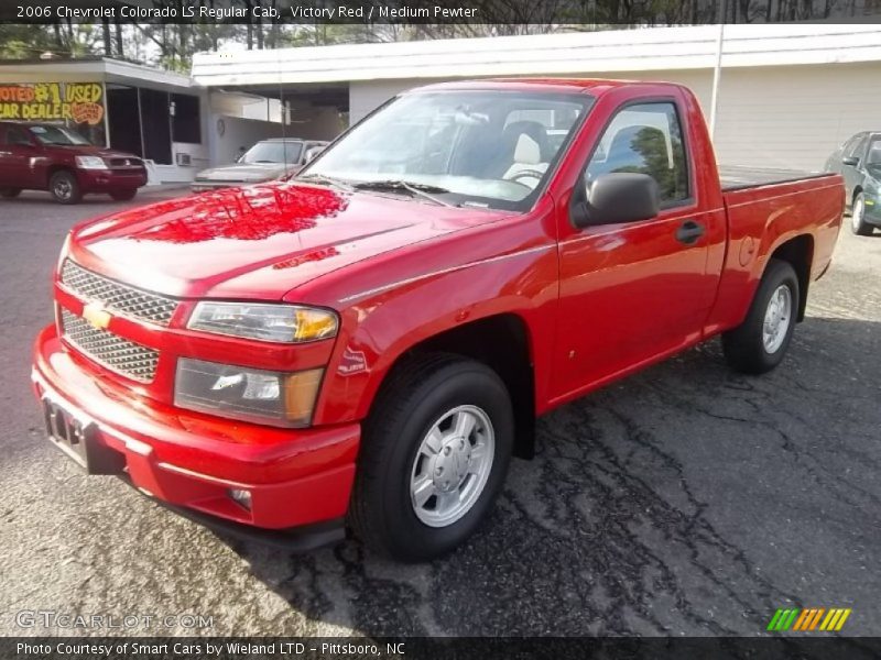 Victory Red / Medium Pewter 2006 Chevrolet Colorado LS Regular Cab