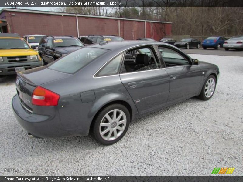 Dolphin Grey Metallic / Ebony 2004 Audi A6 2.7T quattro Sedan