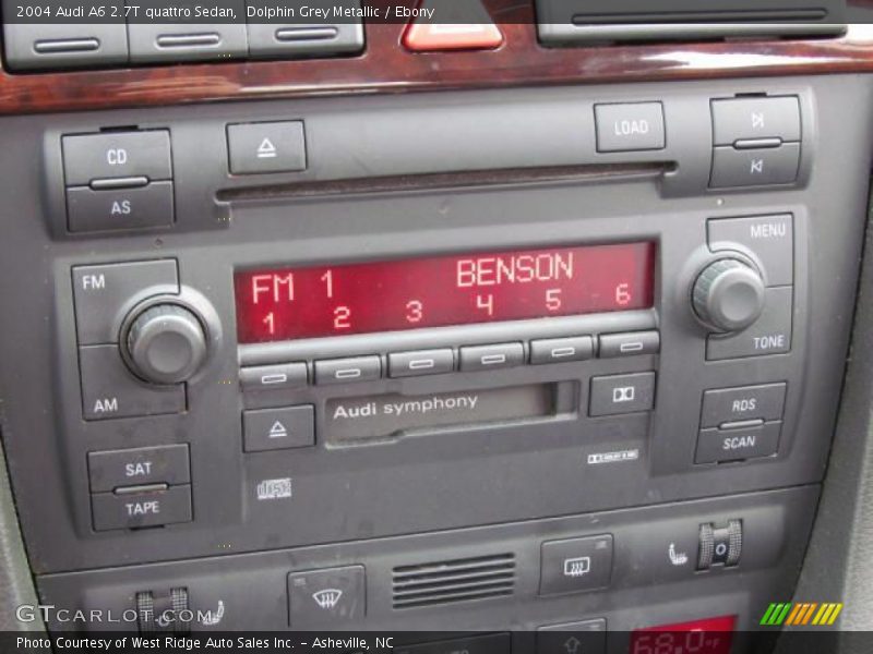 Dolphin Grey Metallic / Ebony 2004 Audi A6 2.7T quattro Sedan