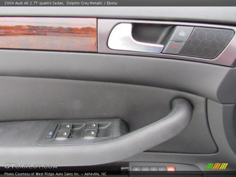 Dolphin Grey Metallic / Ebony 2004 Audi A6 2.7T quattro Sedan