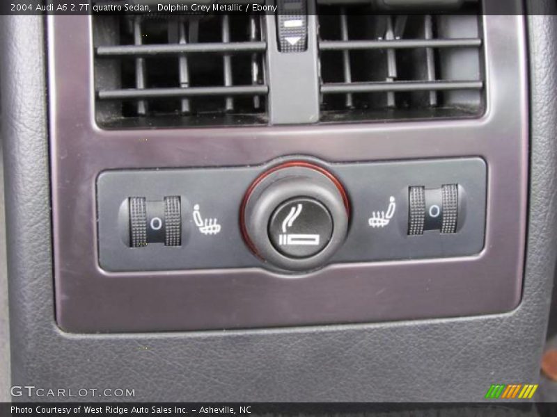 Dolphin Grey Metallic / Ebony 2004 Audi A6 2.7T quattro Sedan