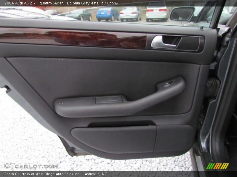 Dolphin Grey Metallic / Ebony 2004 Audi A6 2.7T quattro Sedan