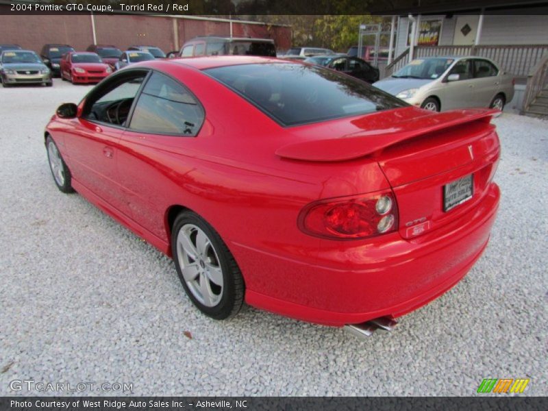 Torrid Red / Red 2004 Pontiac GTO Coupe