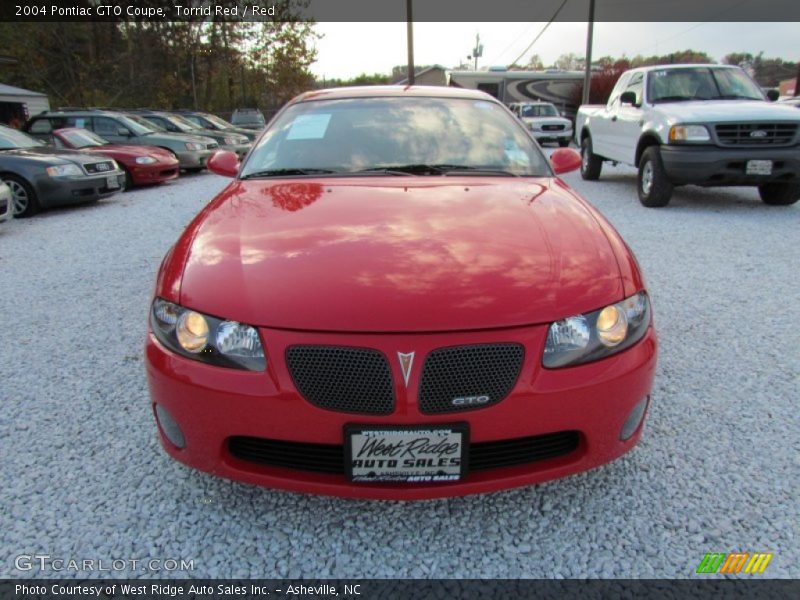 Torrid Red / Red 2004 Pontiac GTO Coupe