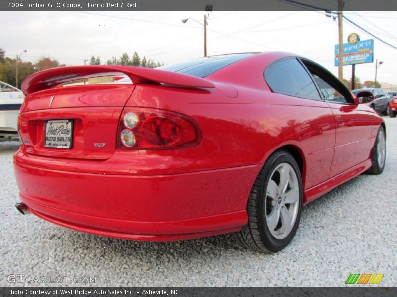 Torrid Red / Red 2004 Pontiac GTO Coupe