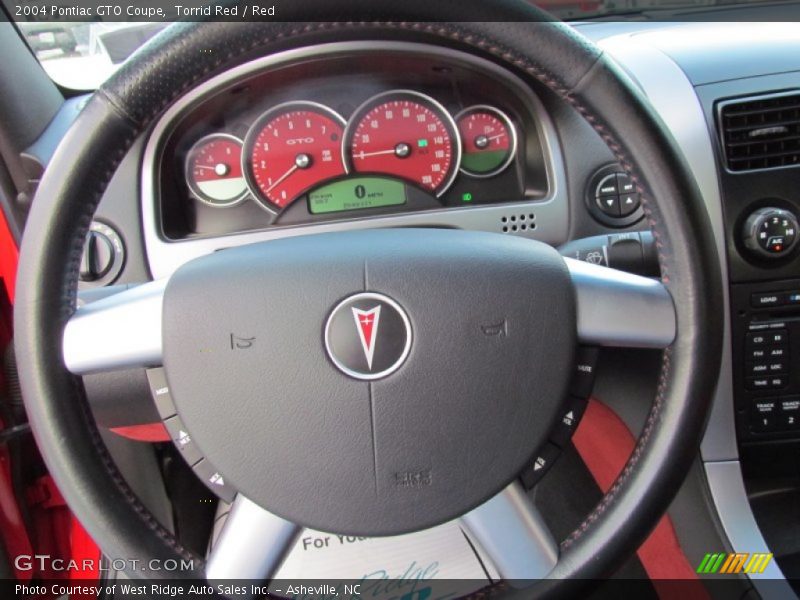 Torrid Red / Red 2004 Pontiac GTO Coupe