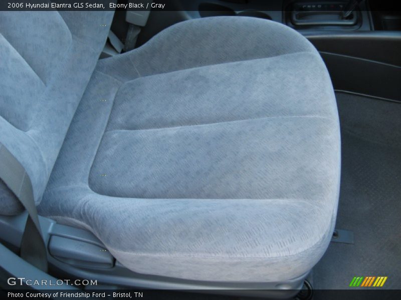 Ebony Black / Gray 2006 Hyundai Elantra GLS Sedan