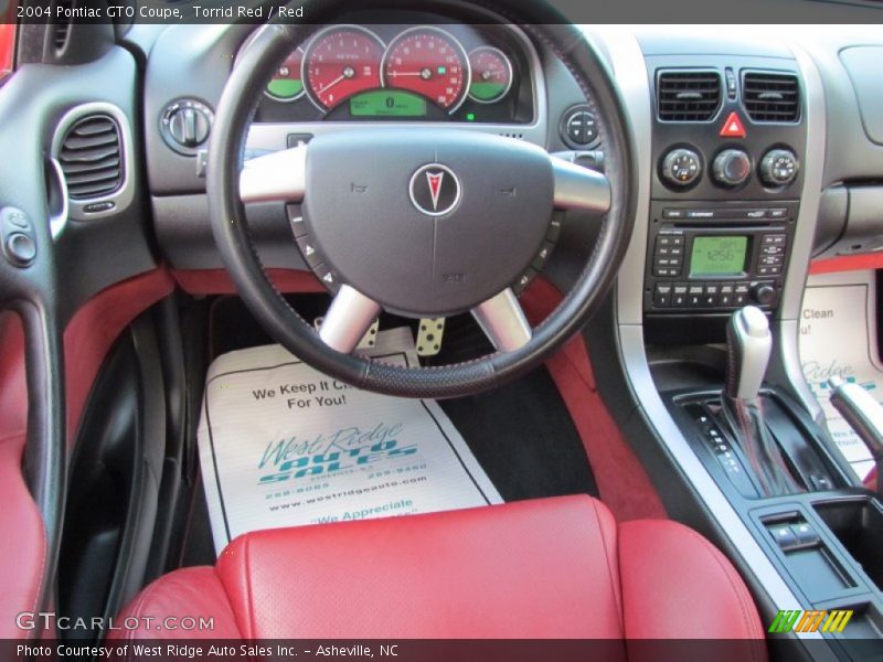 Torrid Red / Red 2004 Pontiac GTO Coupe