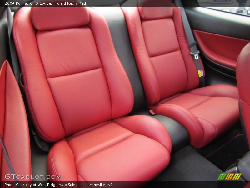 Torrid Red / Red 2004 Pontiac GTO Coupe