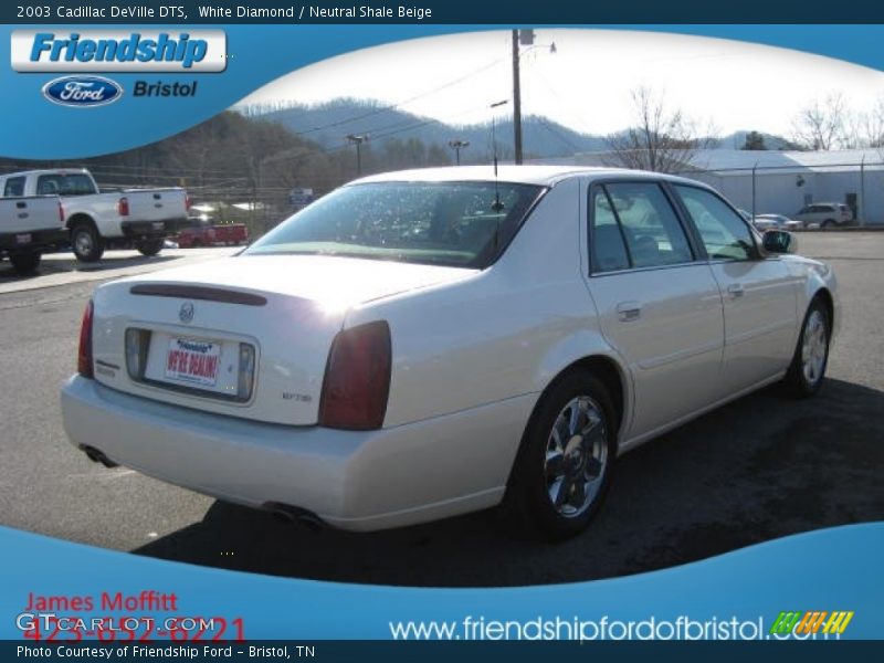 White Diamond / Neutral Shale Beige 2003 Cadillac DeVille DTS
