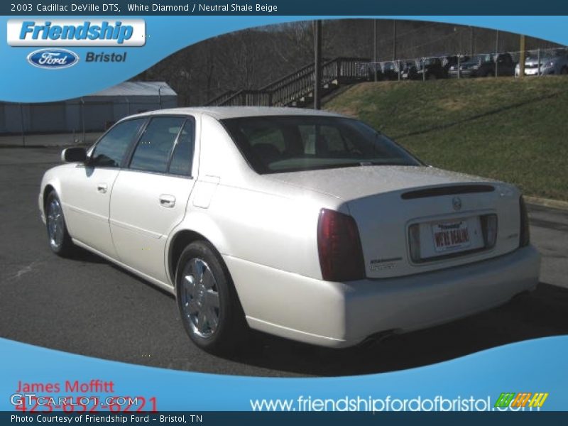 White Diamond / Neutral Shale Beige 2003 Cadillac DeVille DTS
