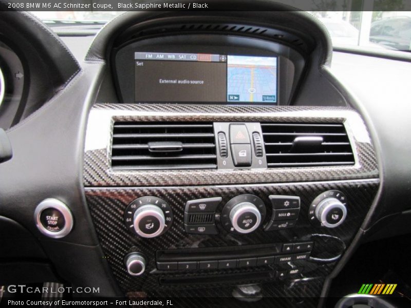 Controls of 2008 M6 AC Schnitzer Coupe