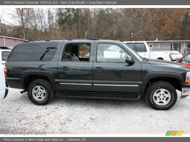 Dark Gray Metallic / Gray/Dark Charcoal 2004 Chevrolet Suburban 1500 LS 4x4