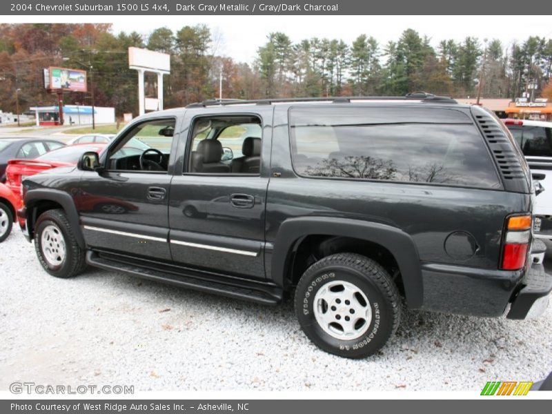 Dark Gray Metallic / Gray/Dark Charcoal 2004 Chevrolet Suburban 1500 LS 4x4