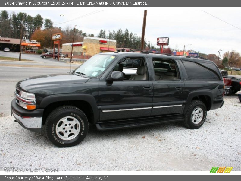 Dark Gray Metallic / Gray/Dark Charcoal 2004 Chevrolet Suburban 1500 LS 4x4