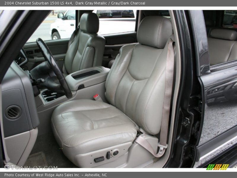 Dark Gray Metallic / Gray/Dark Charcoal 2004 Chevrolet Suburban 1500 LS 4x4