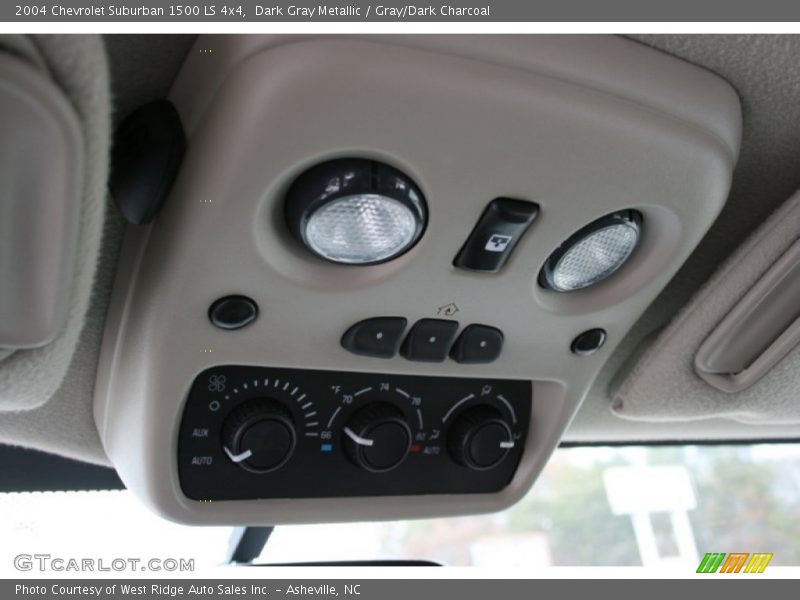 Dark Gray Metallic / Gray/Dark Charcoal 2004 Chevrolet Suburban 1500 LS 4x4