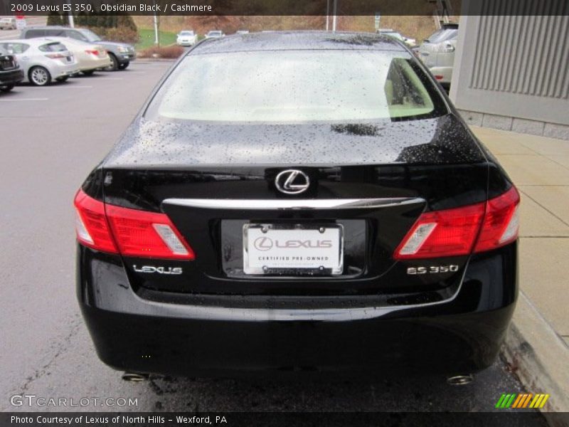 Obsidian Black / Cashmere 2009 Lexus ES 350