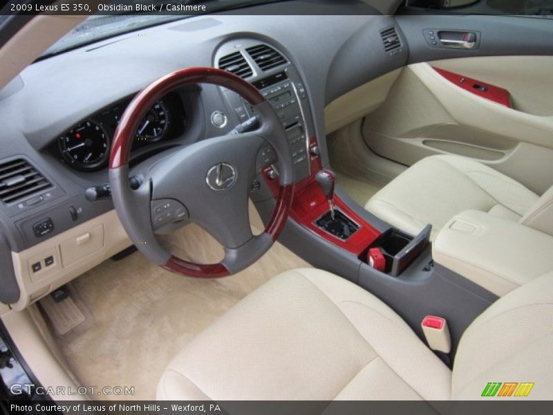 Obsidian Black / Cashmere 2009 Lexus ES 350