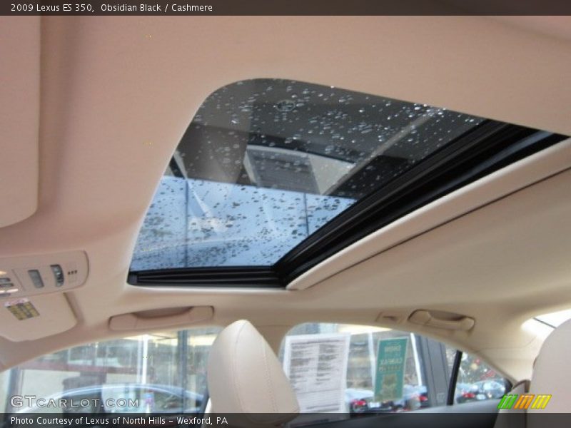 Obsidian Black / Cashmere 2009 Lexus ES 350