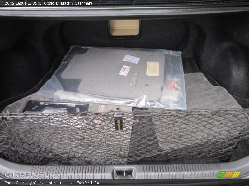 Obsidian Black / Cashmere 2009 Lexus ES 350