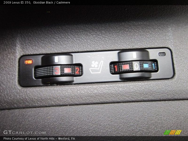 Obsidian Black / Cashmere 2009 Lexus ES 350