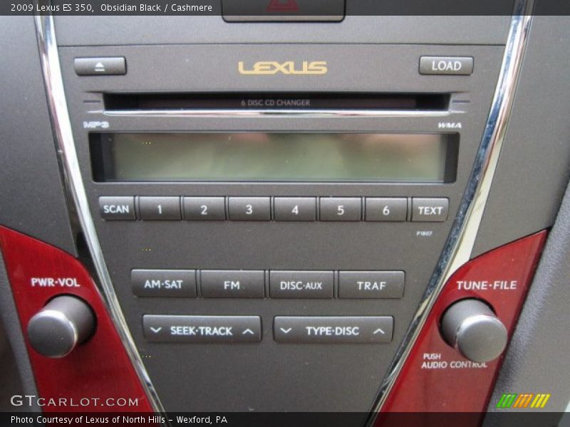 Obsidian Black / Cashmere 2009 Lexus ES 350