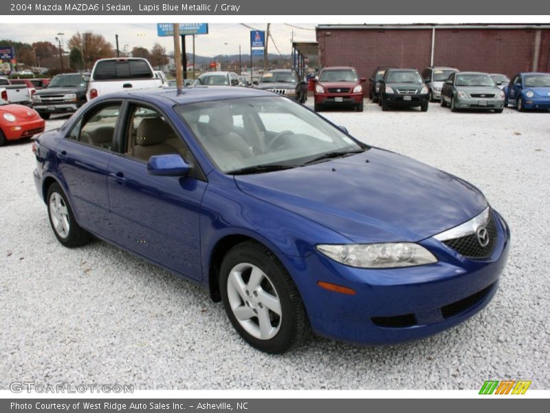 Lapis Blue Metallic / Gray 2004 Mazda MAZDA6 i Sedan